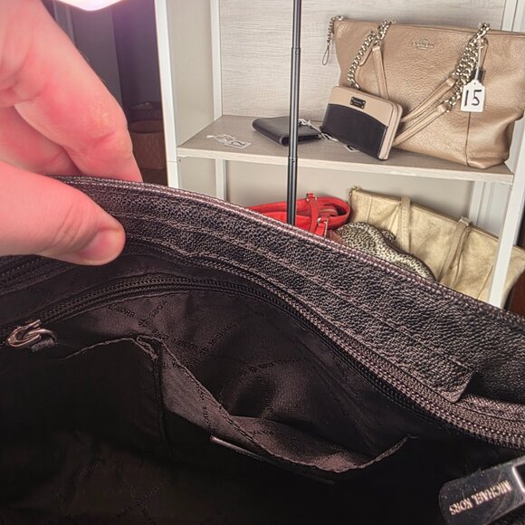 Michael Kors Jet Set Travel Messenger - Signature Black 🖤 Minimalist - Picture 12 of 17